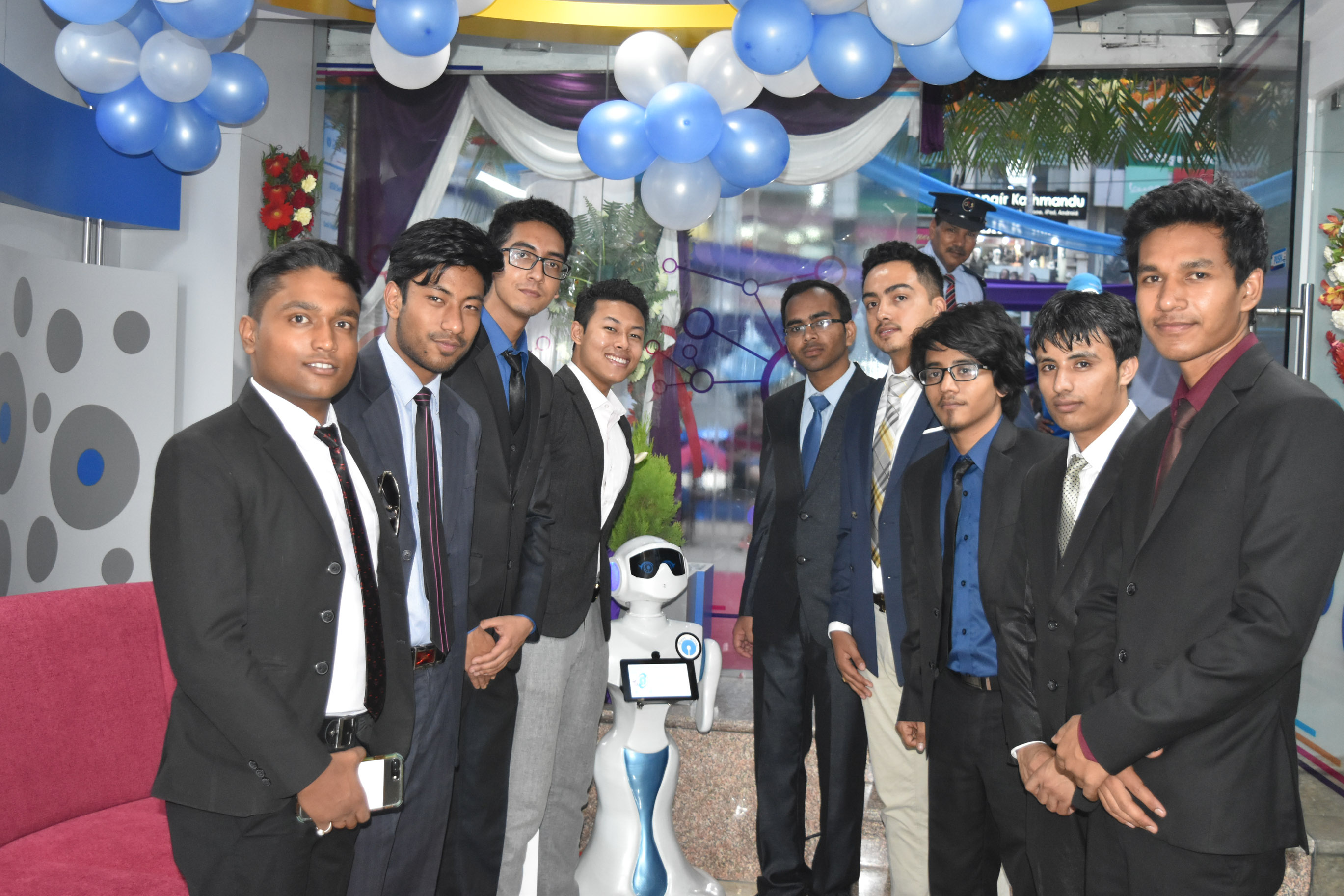 Team Paaila with humanoid robot #Pari
