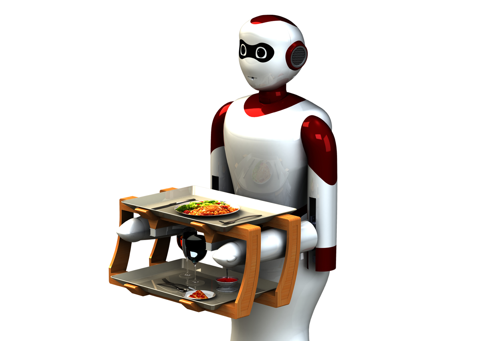 Beautifully designed waiter robot from Paaila Technology for you hotel and restaurant
