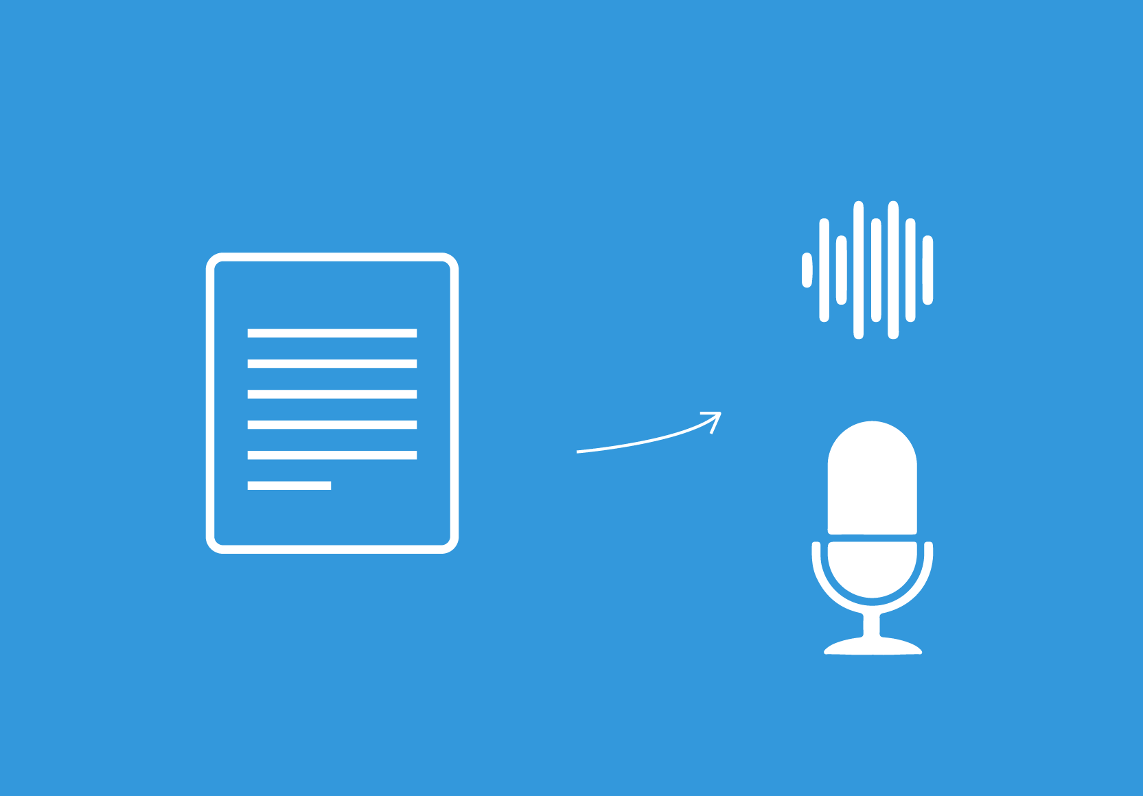 Icon for state of the art Nepali Text to speech or voice synthesis.